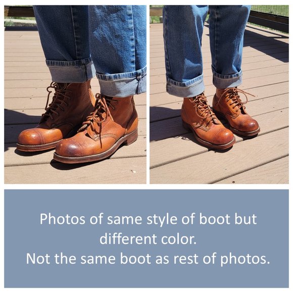 Vintage Australian 1940's Leather Lace-up Ammo Boots - Women's Size 9 - Picture 10 of 10